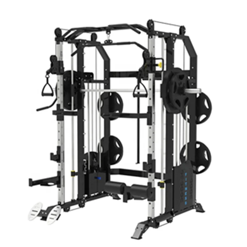  2021 г. оптовая продажа производство Homegym коммерческий многофункциональный тренажер тренажерный зал стойка для приседаний клетка мультитренажерный Смит машина домашнего