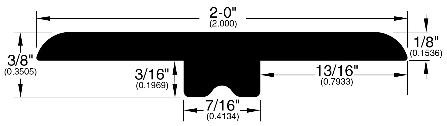 
T Shaped Edge Trim Anti Deformation T-Molding Flooring Accessories 