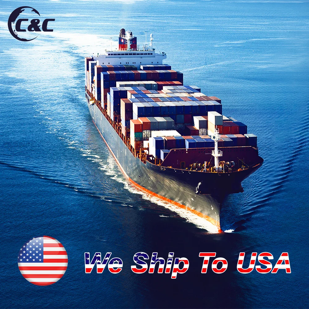 Container Sea shipping rates From China To USA Canada Europe Door to Door DDP/DDU/FCL