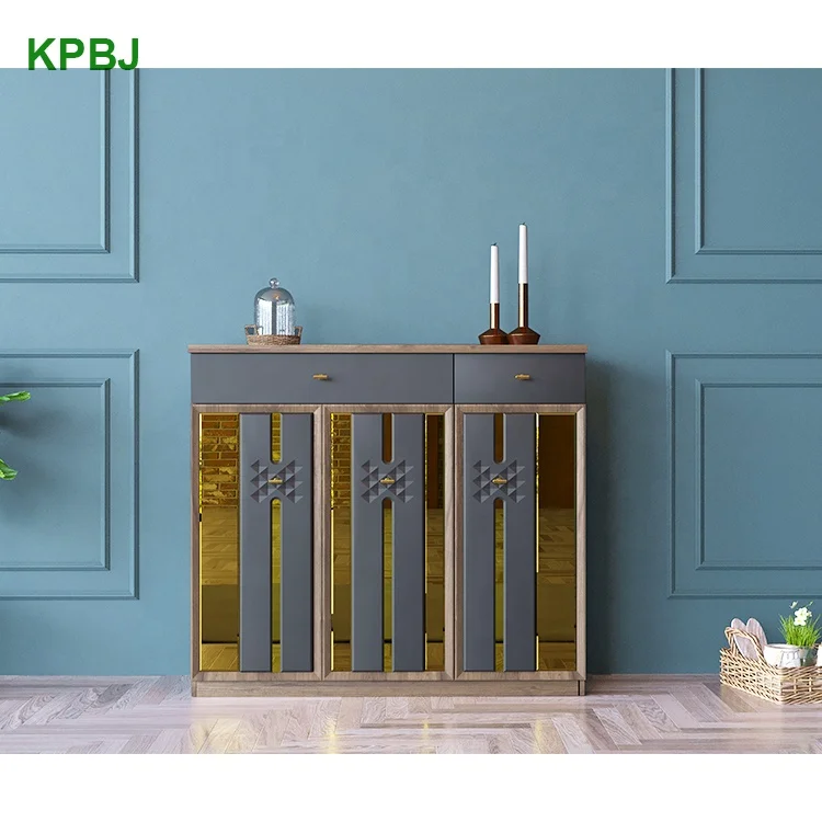
Modern Multi-functional Home Wooden Shoe Storage Cabinet Turkish Style Entrance Shoe Racks 