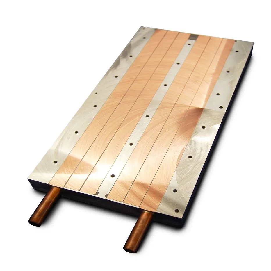 Quality Non Leakage Aluminum EV Battery Cooling Plate Friction Stir Welding Liquid Cold Aluminum Plate Smooth Surface Aluminum