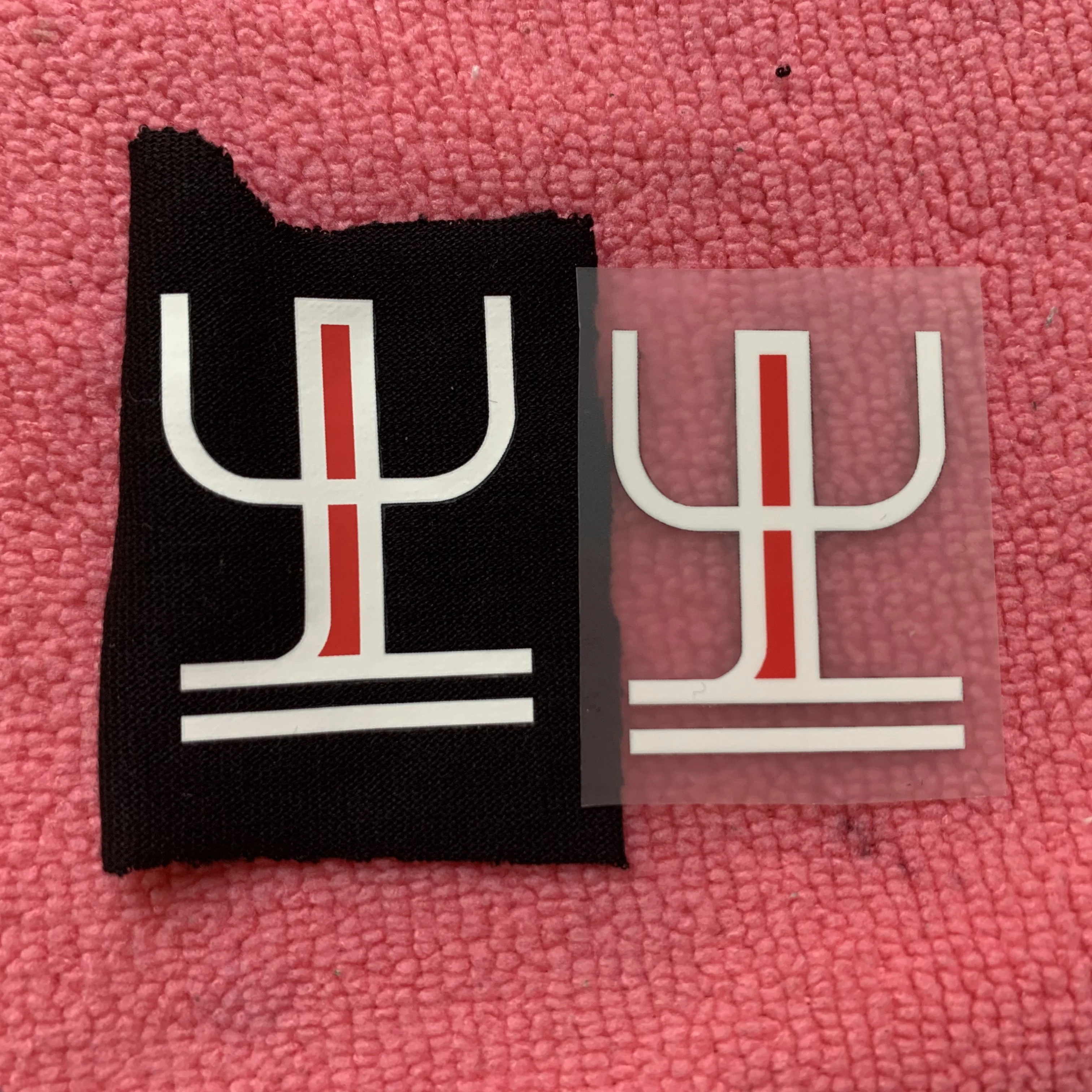 PET film washing care heat seal,tagless heat transfer sticker for textile