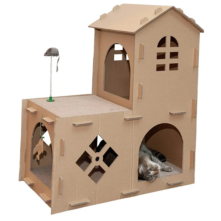 Wholesale New Pet Villa Foldable Cat House, Suitable for Outdoor Pet Dog Bed Small Pet House Cat Tent