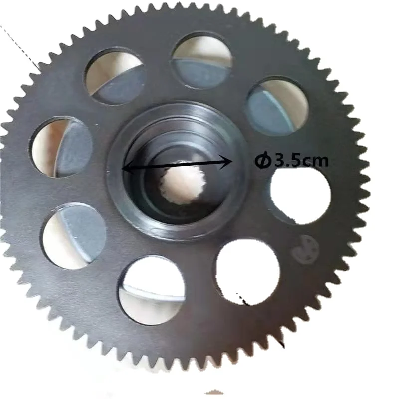 Process treatment steel metallic Scooter Qiaoge Fuxi 100 motorcycle engine overrunning clutch
