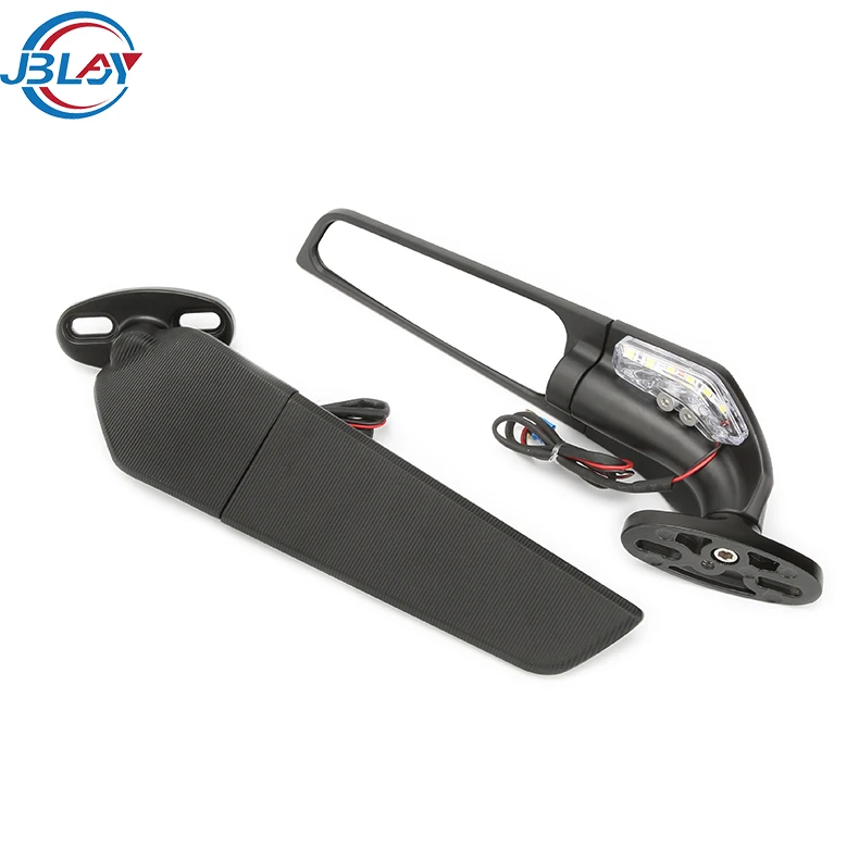 Hot Selling Modification CNC Aluminium Alloy Parts Adjustable Motorcycles Rear View Mirror with LED Indicator Side Mirrors