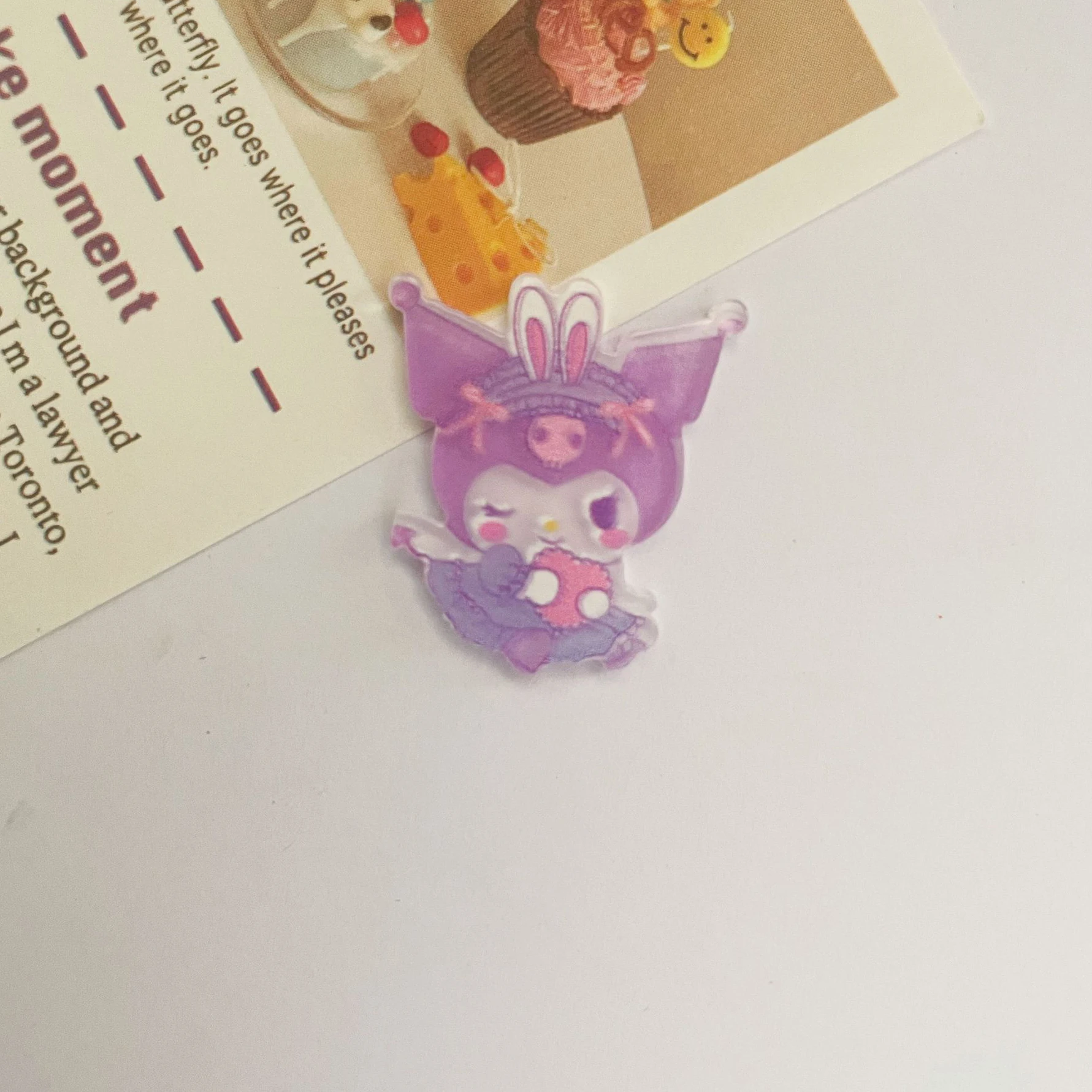 Acrylic Patch Cartoon Anime Accessories Lovely Kitty Cinnamoroll My Melody DIY Hair Clip Accessories Headwear Brooch Material