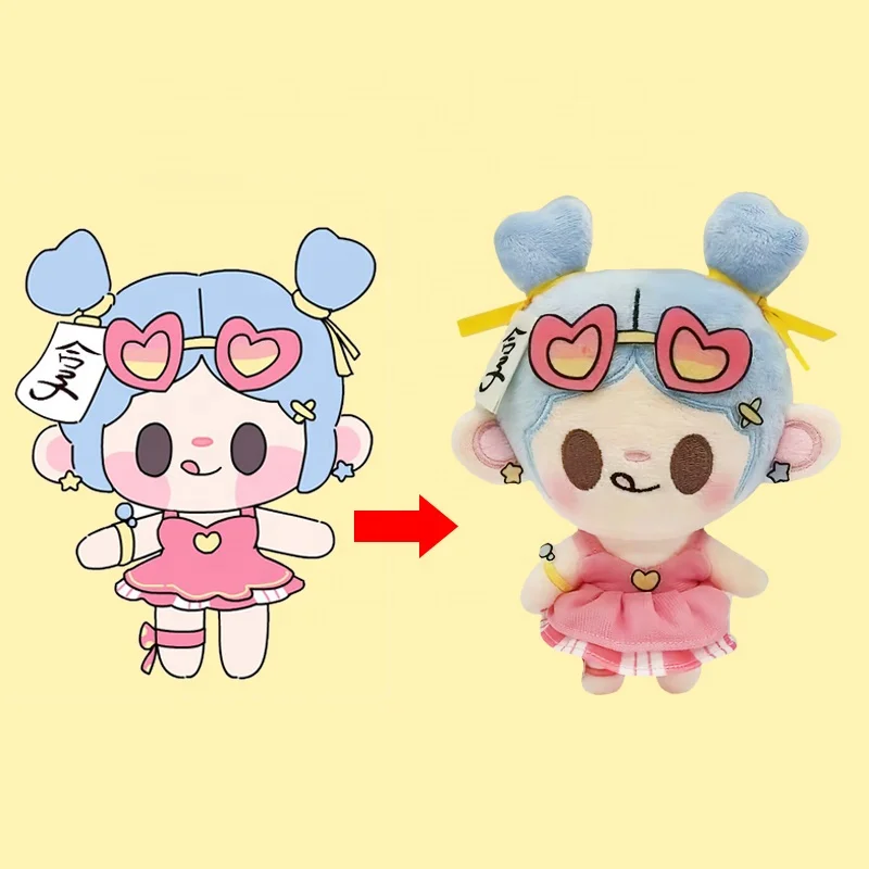 Kawaii  Low MOQ Custom Soft Stuffed Plush Doll Plush Toy