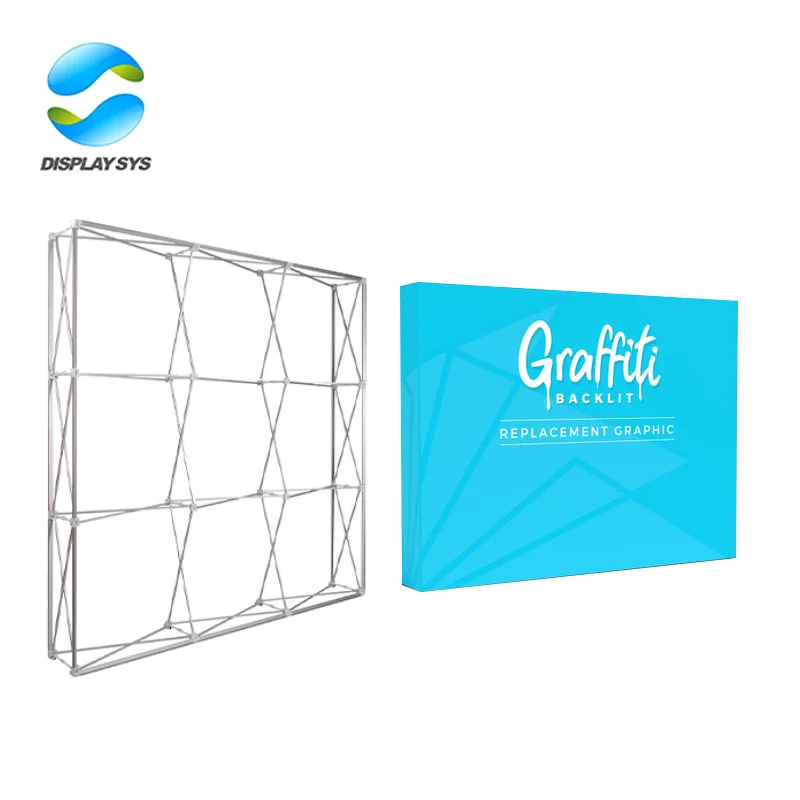 Factory Direct High Quality Pop Up Display Shops Rack 8 x 8 Manufacture Pop Up Promotional Table/Display Stand