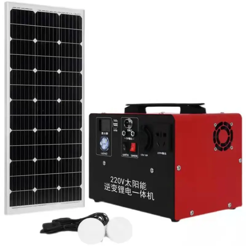 0.5KW 1KW 1.5KW 2KW 3KW 5KW 6KW Completed Photovoltaic Solar Power System Inverter lithium battery integrated machine