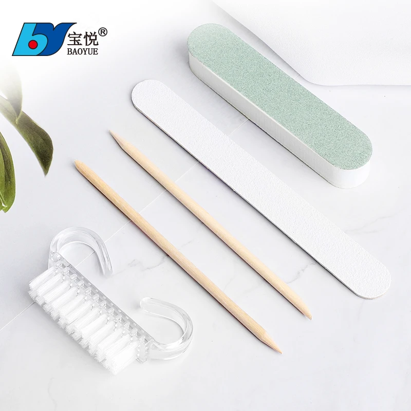 5pcs/Set Disposable Pedicure Kit Disposable Manicure Kit Disposable Mani & Pedicure Set Manicure DIY Tool Kits Nail Tools