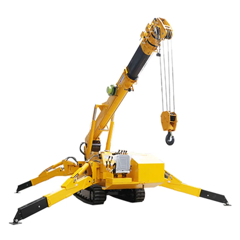 China Factory Outlet Finely Produced Telescopic Boom Automatic Lifting Crawler Spider Crane for sale