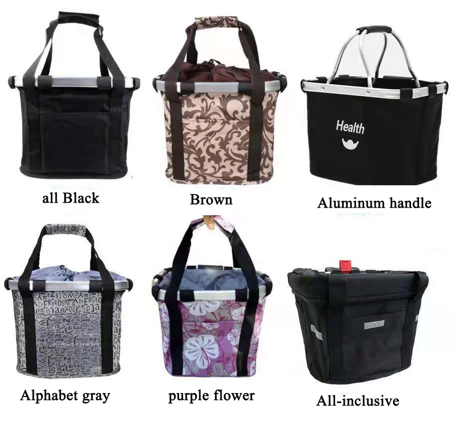 Detachable bicycle basket riding equipment in front