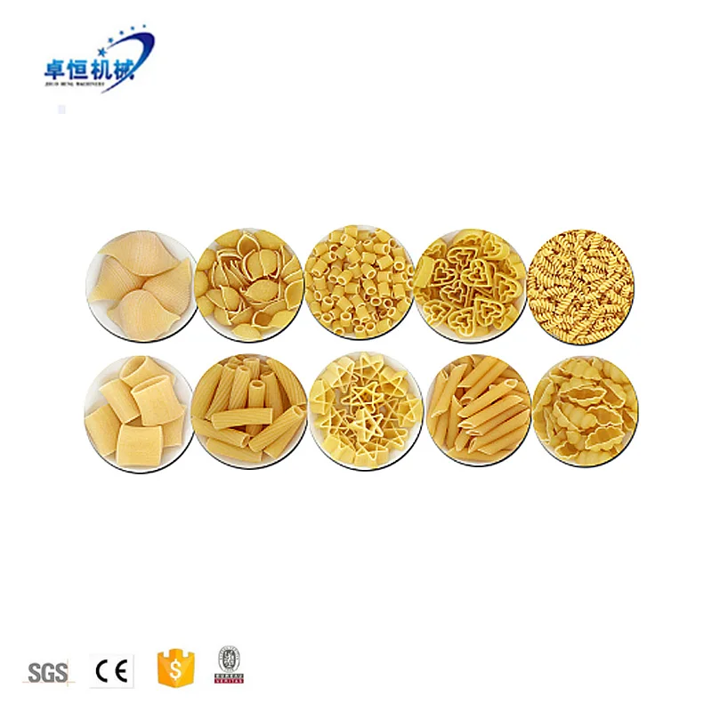 Automatic Industrial Italian pasta macaroni making and packing  extruder production machine line