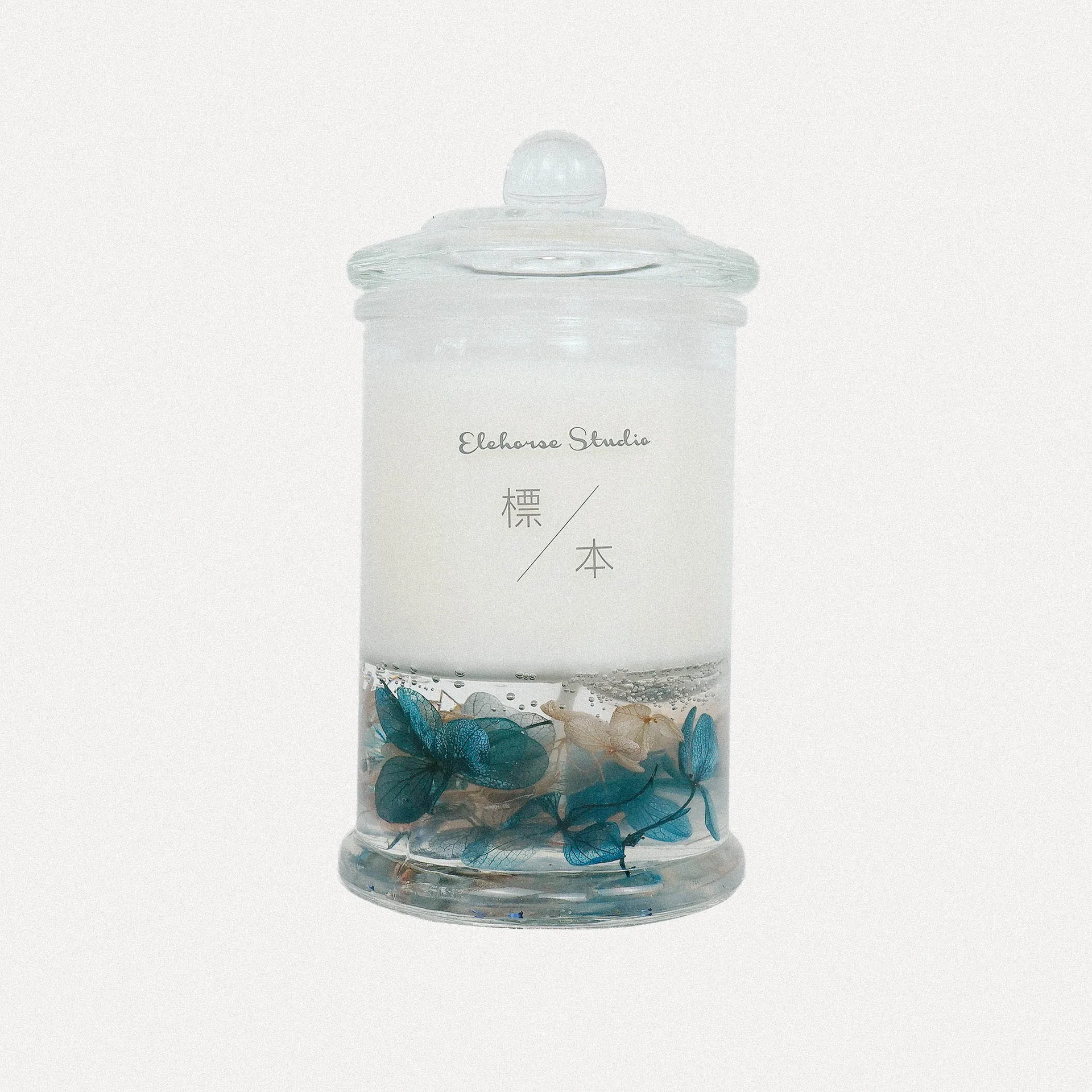 
Wholesale Dried Flower Candle Birthday Gift Handmade Soy Wax Scented Candles Luxury Glass Jar 