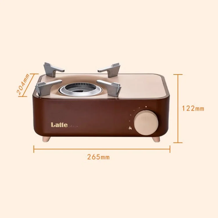 Custom Frosted Colorful Outdoor Camping Stove Travel Portable Purple Gas Cassette Stove