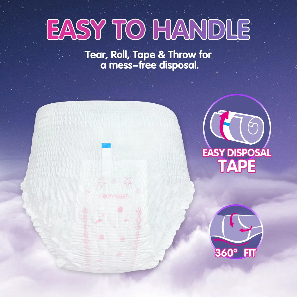 Unihope Free Sample Breathable Waterproof Panty Period High Absorbent Period Panties Comfortable Period Panties