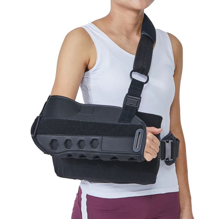 Orthopedic shoulder stability  arm sling support with pillow