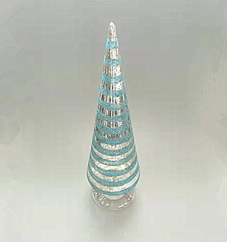 Customize mercury led glass Christmas trees of different sizes