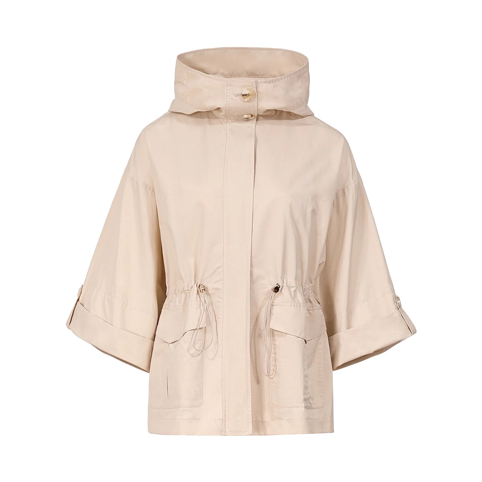 
new 2021 fashion long trench coat women loose pink coat for ladies gorgeous design 