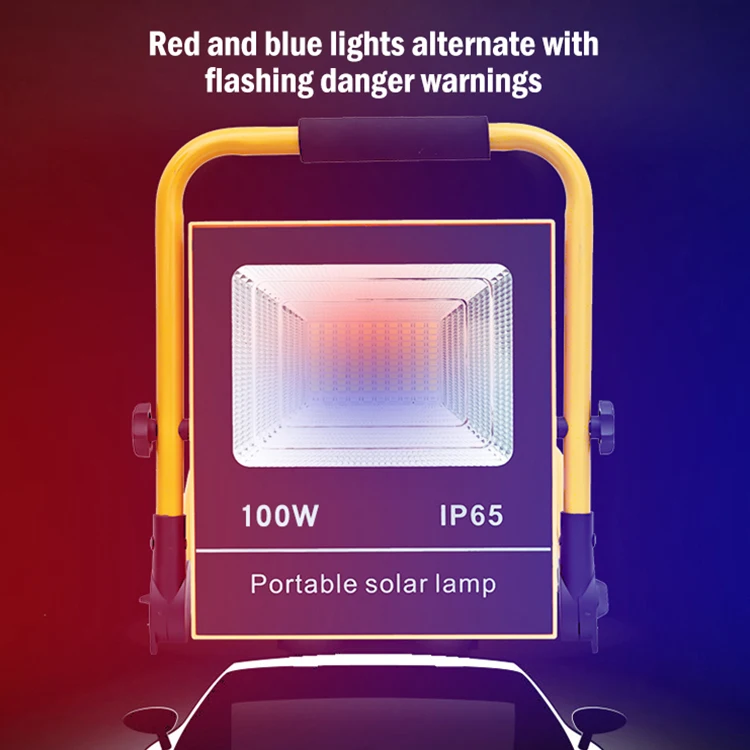 High Quality Aluminium Outdoor Ip66 Waterproof USB Charging 50w 100w LED Solar