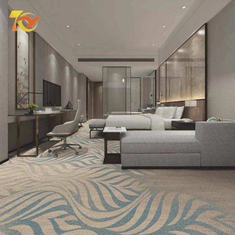 Customized Modern Printed Carpet  Non Slip Nylon 1100g Hallway Stair Runner Rug Sigital Printed Carpet