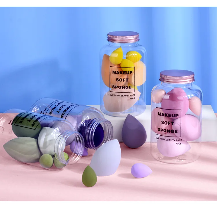 Makeup Mixer Schwamm Amazing Beauty Make Up Sponge Blender Ball for Face Foundation with Transparent Drift Bottle