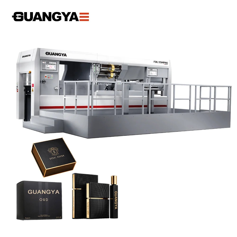 LK106EMT Fully Automatic High Speed Hot Foil Stamping And Die Cutting Creasing Machine For Cardboard