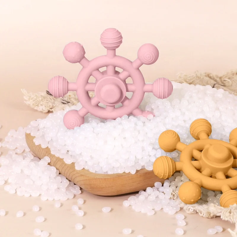 Silicoco Hot Sale Manufacturer Funny Cute Silicone Baby Teether Baby Teethers Bpa Free Food Grade Teething Ring Toys