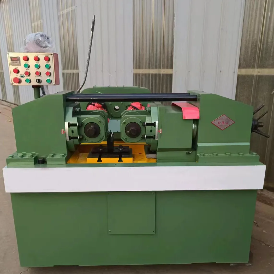 High quality thread rolling rebar threading machine rolled flat thread rolling machine for trapezoid spindl