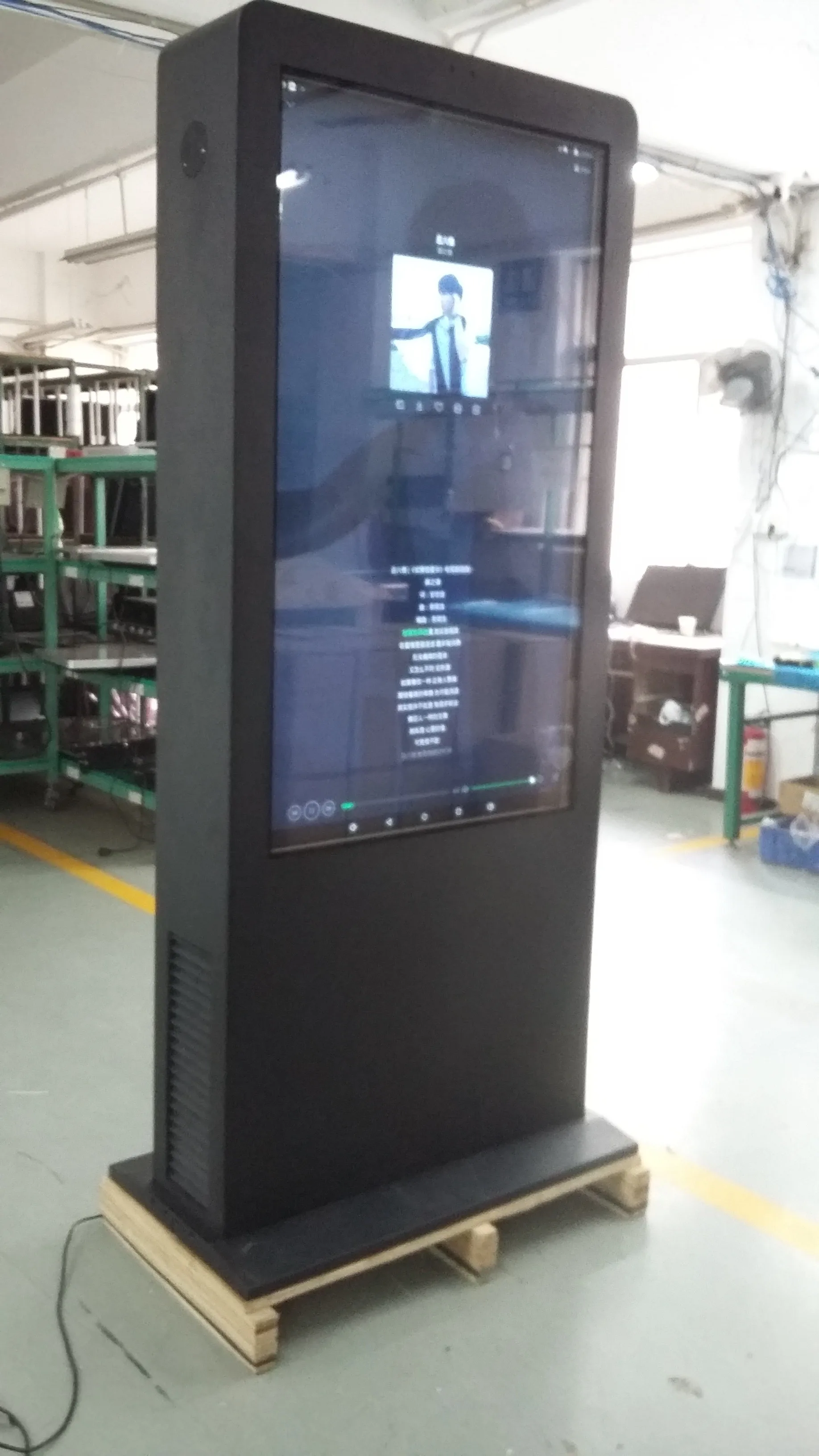 IP65 водонепроницаемый открытый Digital Signage дисплеи 43 дюймов высокой яркости цифровые доски меню