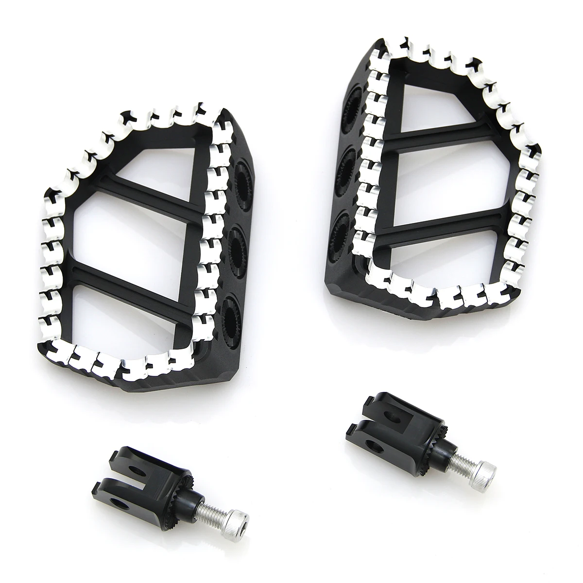 Industrial Rugged MX-styled mini footboards for Harley Softail Street Bob FXBB Breakout 114 FXBRS Sport Glide FLSB 2018-up