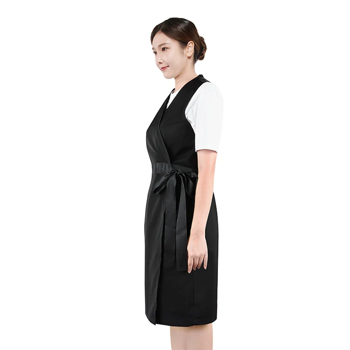 Waterproof Custom Logo Polyester Spa Beauty Salon Uniform Hair Salon Uniforms Apron Barber Uniform