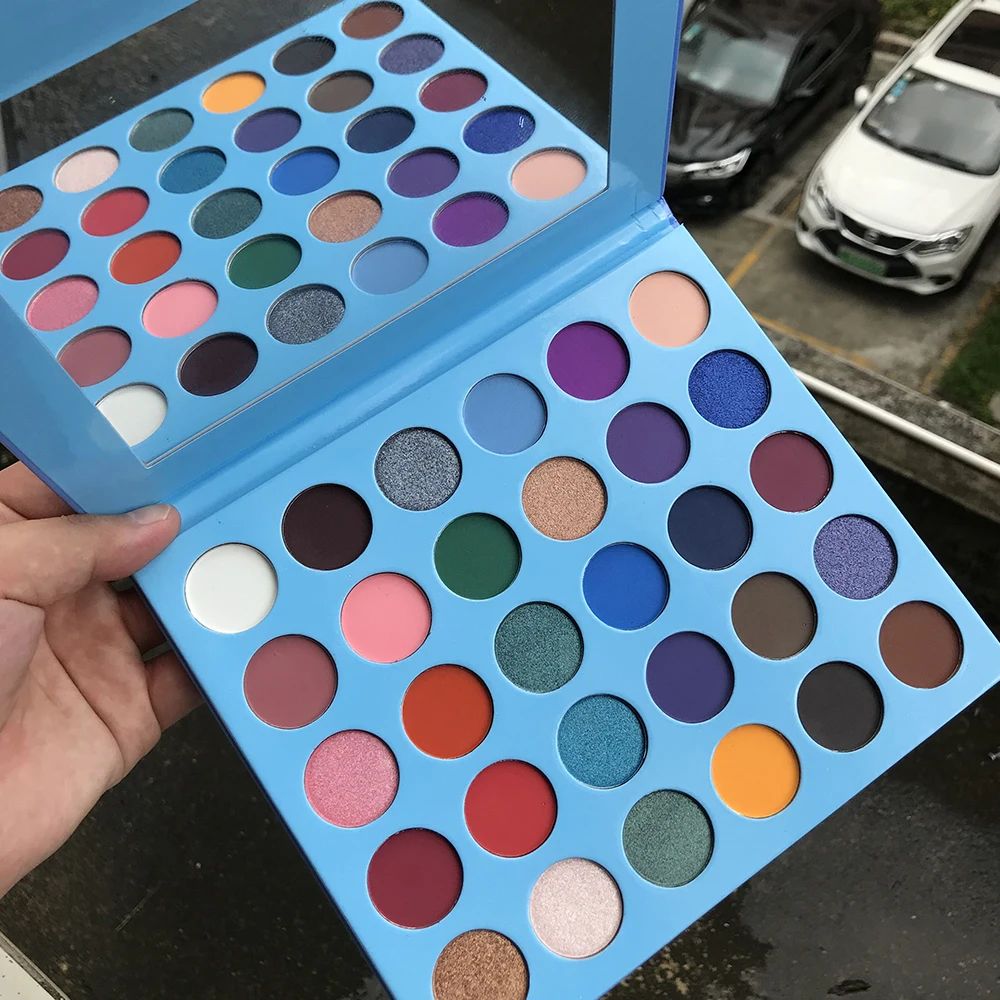 2022 matte pigment mix eyeshadow long lasting 30 colors custom nude eyeshadow palette