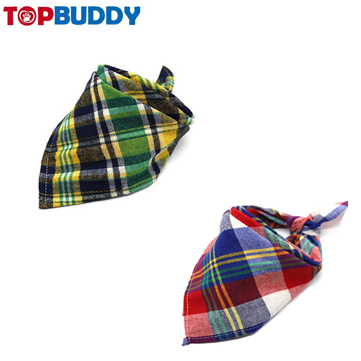 Fashion bandana Customized all season decorative cotton dog pet bandana