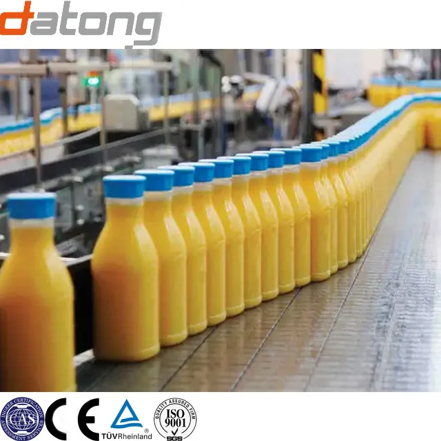Full Automatic Plastic Lemon Orange Juice Drink Bottle Filling Machine