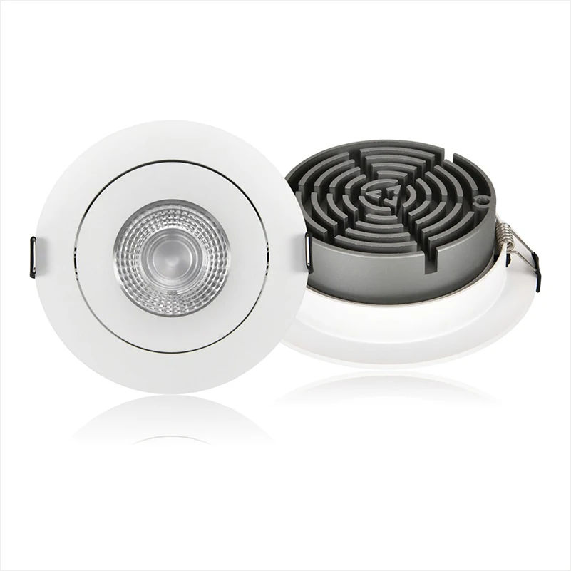 Ultra Thin Slim 33mm Height for Cabinet 15 24 36 60 Lens Aluminum 7 12 15 25 35W Adjustable Spot Light Spotlight Led Down Lights
