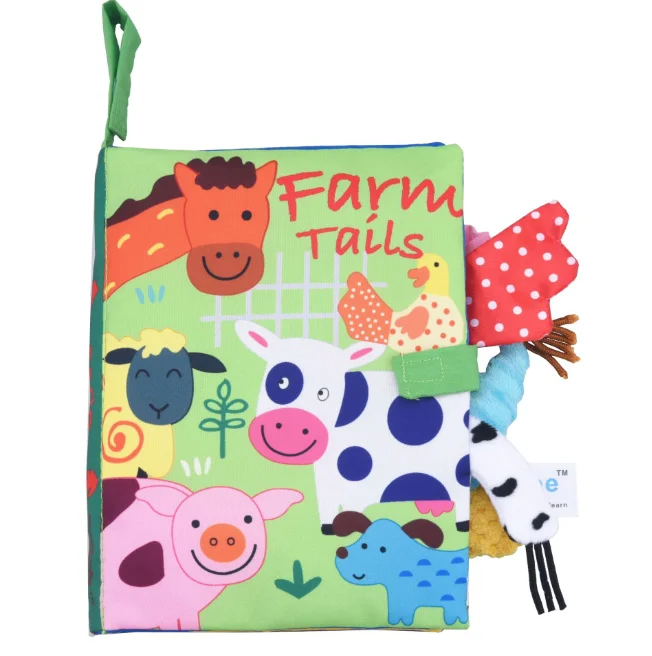 Animal Style Newborn Baby Toys Learning Educational Kids Cloth Books Cute Infant Baby Fabric Book Soft Cloth Books Toys for Baby