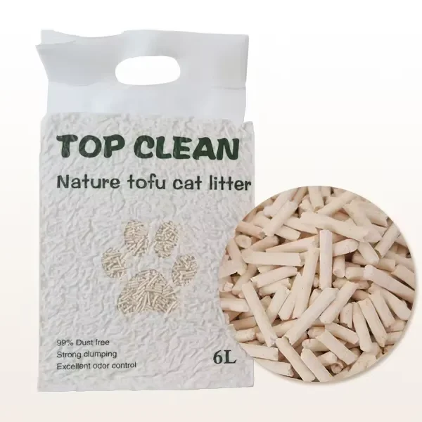 Wholesale Bulk Natural Fragrance Tofu Cat Litter Strong Clumping Flushable Kitty Sand Biodegradable Low Tracking Wooden Corn