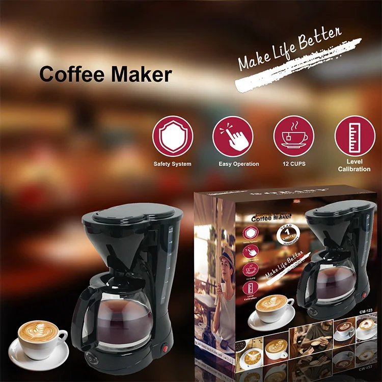 2024 New Customized Professional Office Electric Coffee Maker Single Serve Portable Coffee Maker Machine