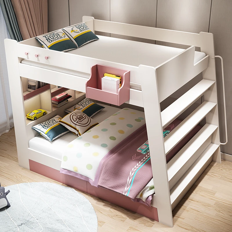 Scandinavian Simple Fashion Up And Down The Same Width Double Bunk Bed