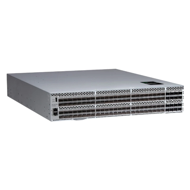 HPE B-series SN6750B 48/128 48-port 64Gb Short Wave SFP56 Port Side Intake Integrated FC Switch R8U62A