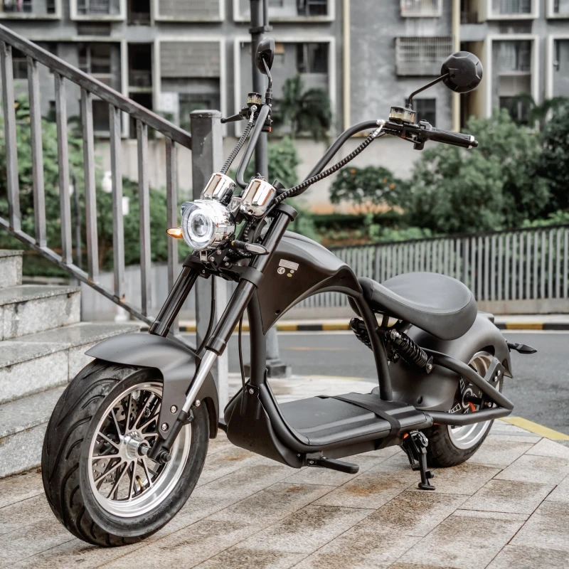 EU Warehouse Mangosteen M1P 2000W Chopper Style E Scooter 2000W 60v 30ah Street Legal with EEC COC