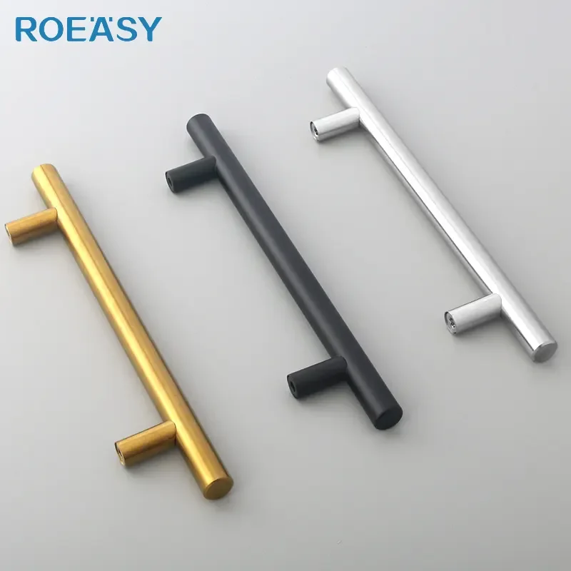 ROEASY Furniture Handle Pull Aluminum Alloy Cabinet Handle Bar Wardrobe Door Handle Knobs