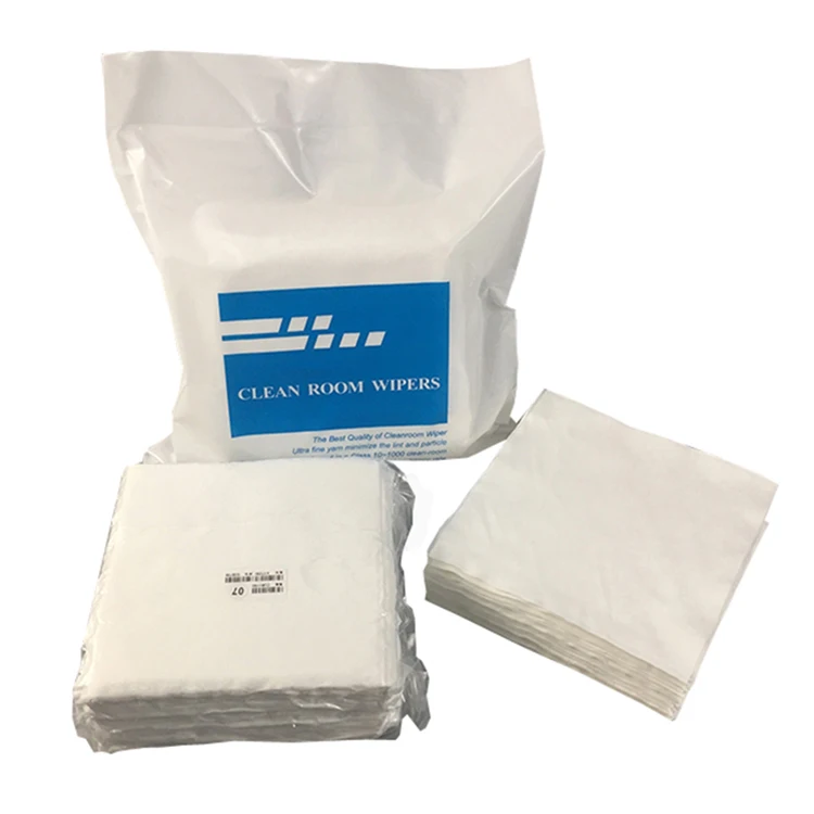 
Lint Free Sub Microfiber Printhead Cleanroom Wiper Industrial Cleaning And Wiping Rags 