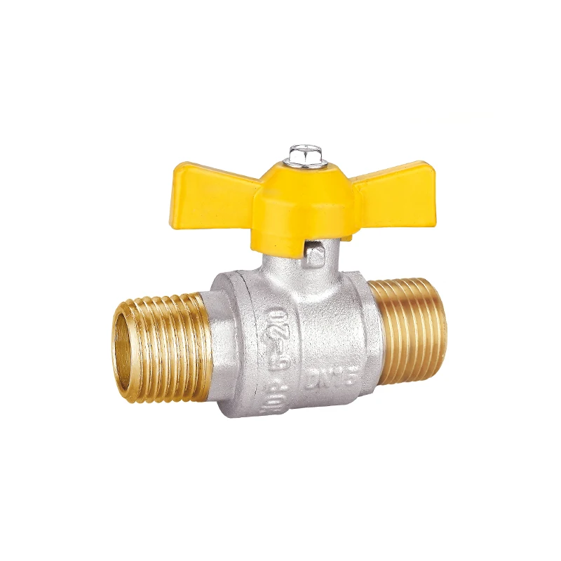 TaiZhou V&G 1/2 - 1 inch EN331 PN40 Nickel Plated Brass Gas Ball Valve