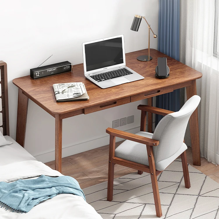 Simple Cheap Computer Home Office Workstation Student Adults Wood Study Writing Table