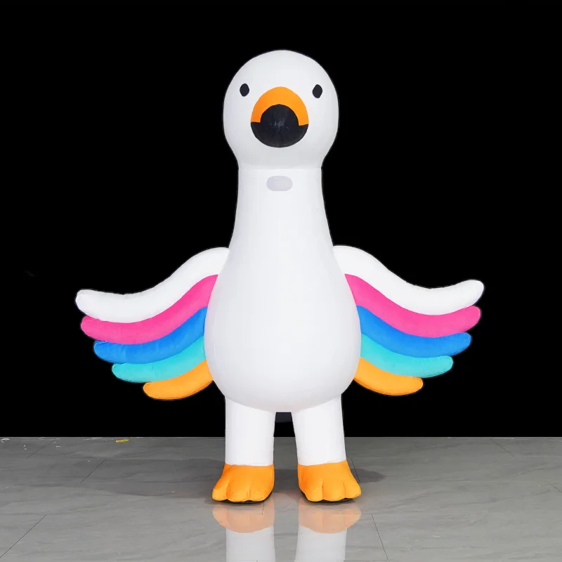 Oxford big advertising Inflatable Custom cartoon animal bird mascot costume from manufacturer of advertising inflatables
