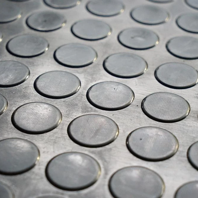 Anti Slip Coin/ Round DOT/ Circular Stud Rubber Sheet Rubber Mat
