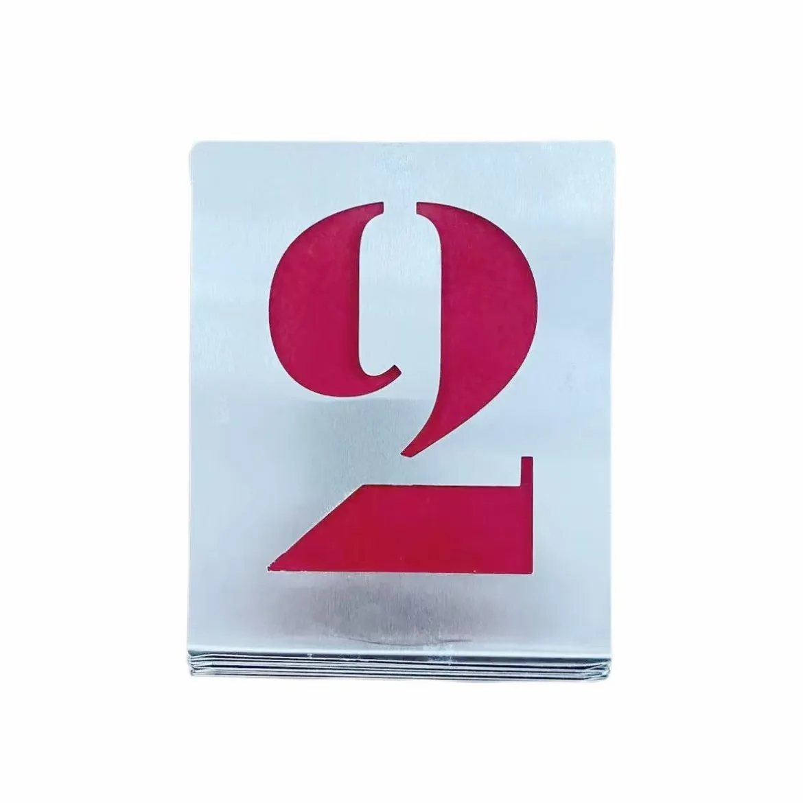 wholesale 11inch letter Stencil Logo set custom template aluminium alloy painting on the wall floor  metal stencil