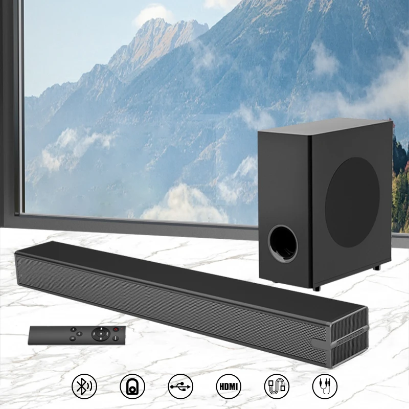 S5 LED TV Sound Bar объемный звук проводные и беспроводные Bluetooth колонки с сабвуфером домашний кинотеатр аудио